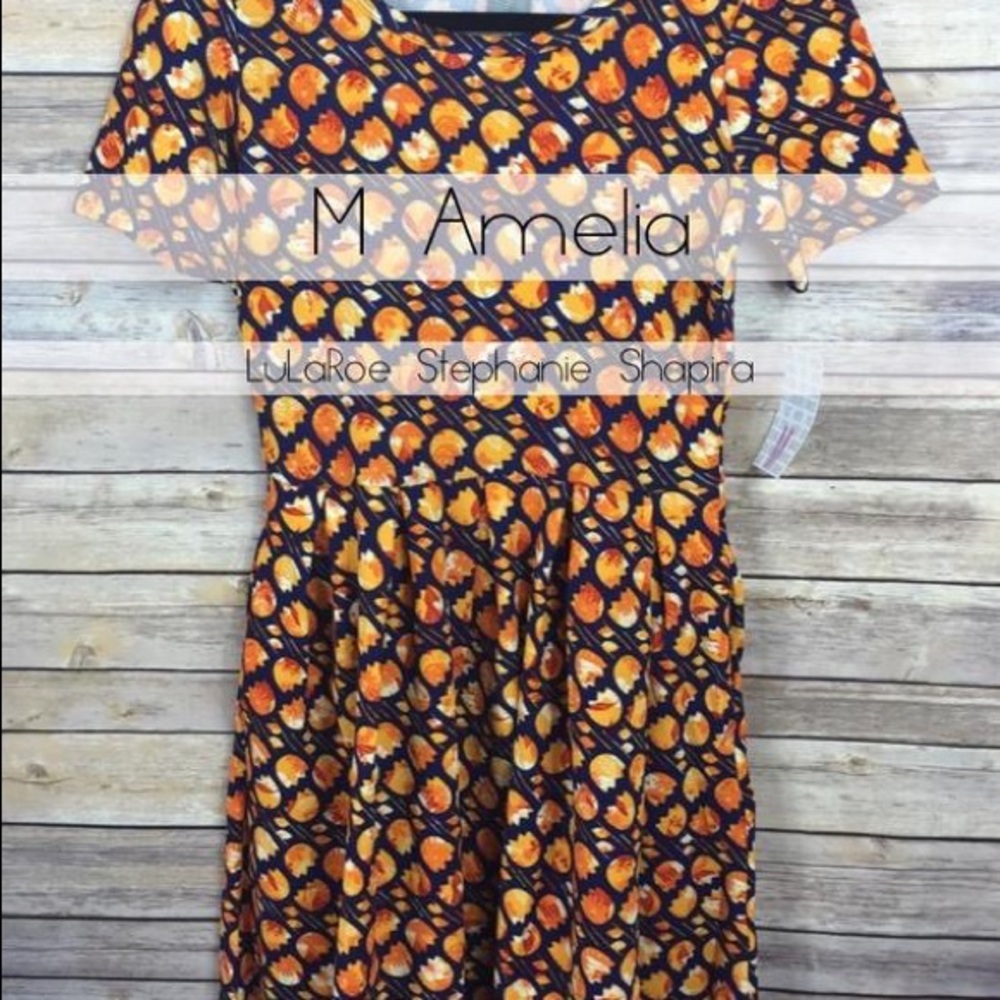 Medium LuLaRoe Amelia Dress New